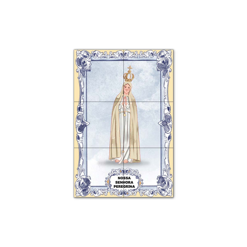 Our Lady Pilgrim Tile Panel 30 cm x 45 cm
