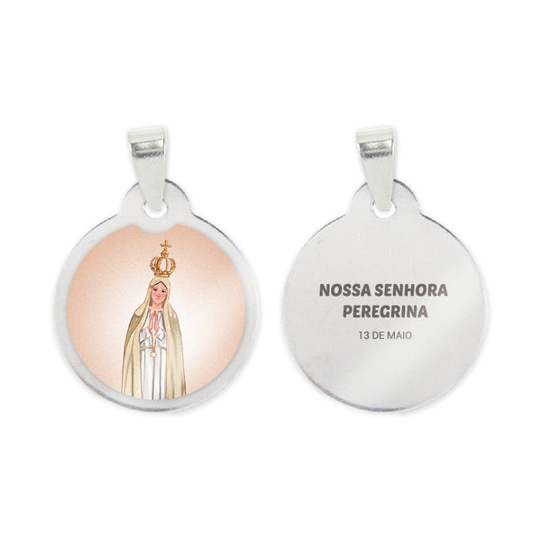 Our Lady Pilgrim Steel Medal