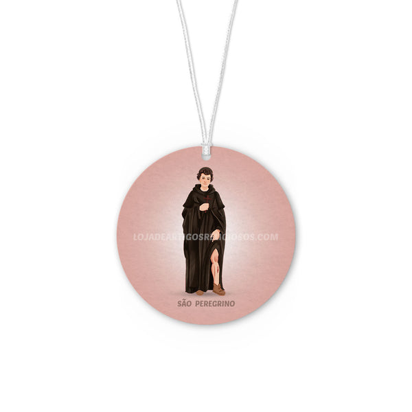 Saint Peregrine car air freshener