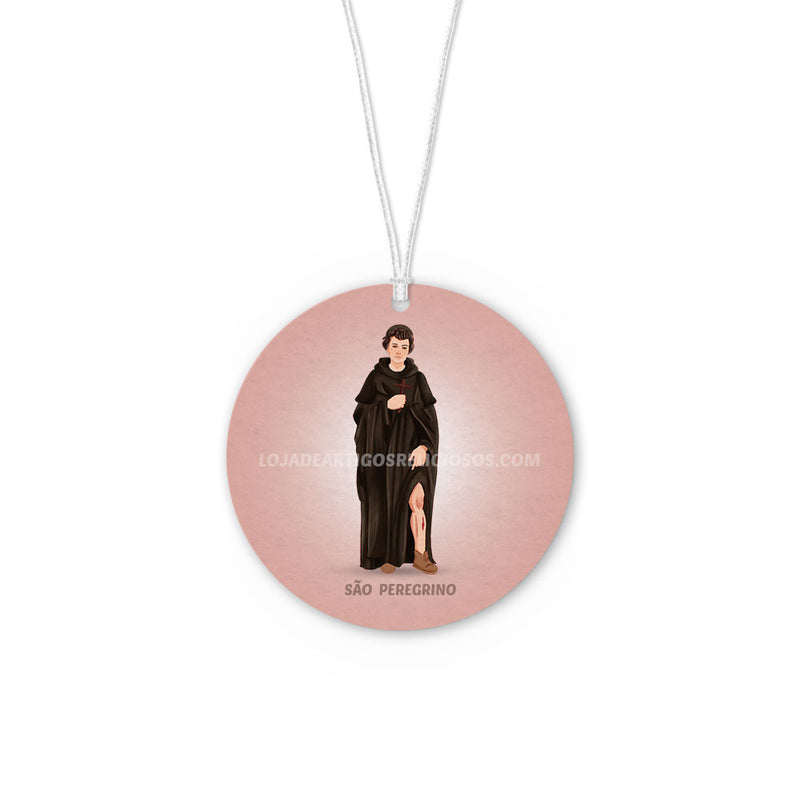Saint Peregrine car air freshener