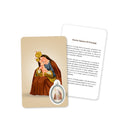 Prayer's card to Our Lady of Pomagaj