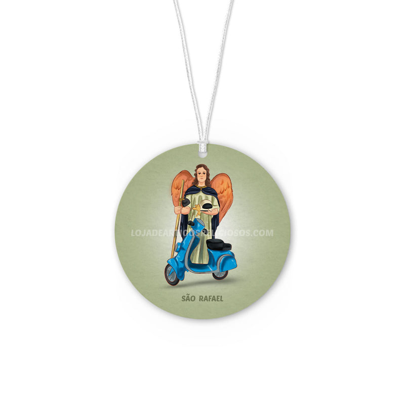 Saint Raphael car air freshener