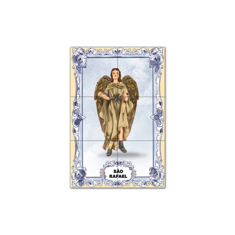 Saint Raphael Tile Panel 30 cm x 45 cm