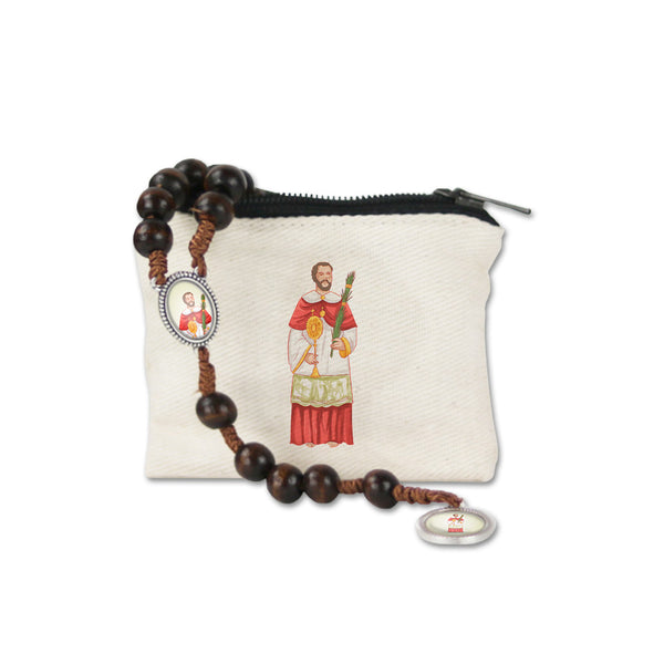 Wallet and Rosary of Saint Roman