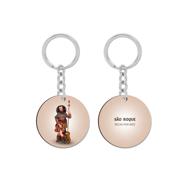 Saint Roch Keychain
