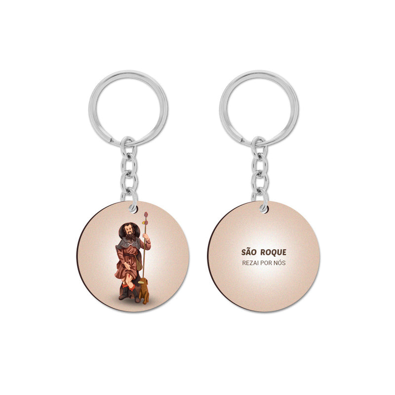 Saint Roch Keychain
