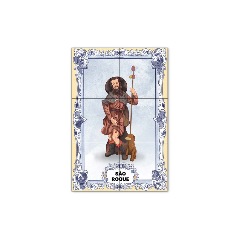 Saint Roch Tile Panel 30 cm x 45 cm