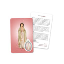 Prayer's card of Our Lady of the Rose Mystic