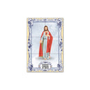 Painel de Azulejos do Sagrado Coração de Jesus 30 cm x 45 cm