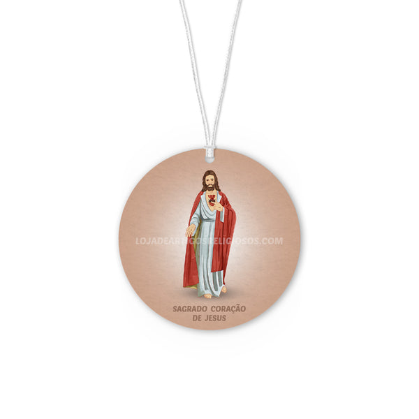 Sacred Heart of Jesus car air freshener