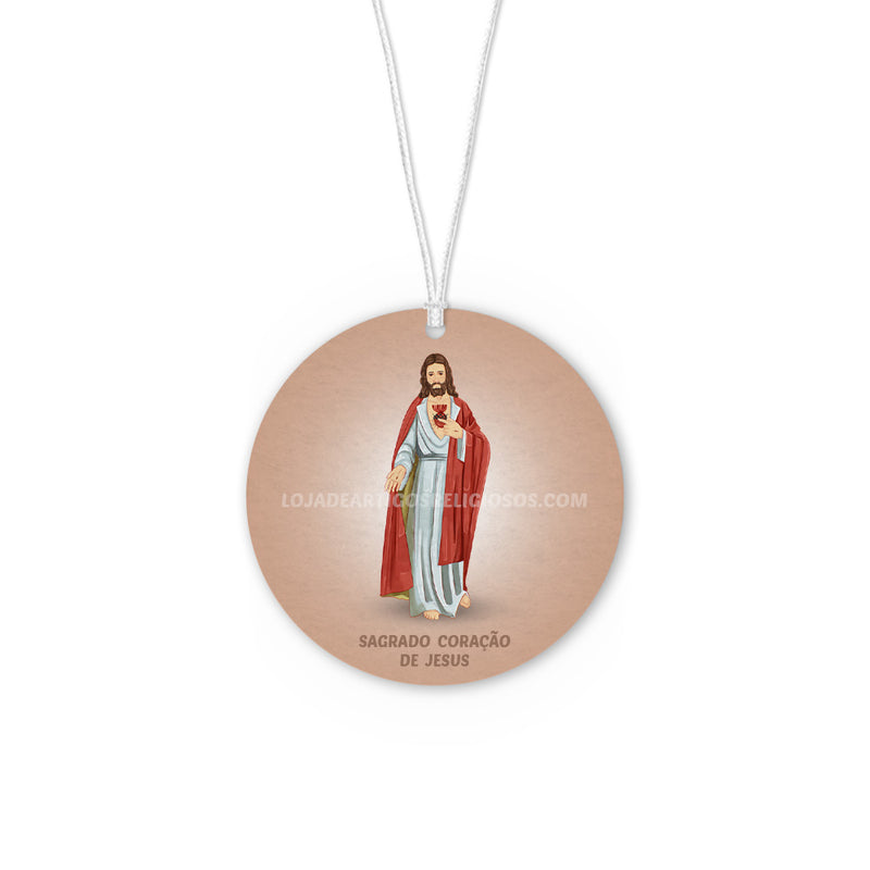 Sacred Heart of Jesus car air freshener