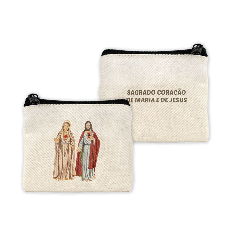 Sacred Heart of Mary and Jesus Wallet
