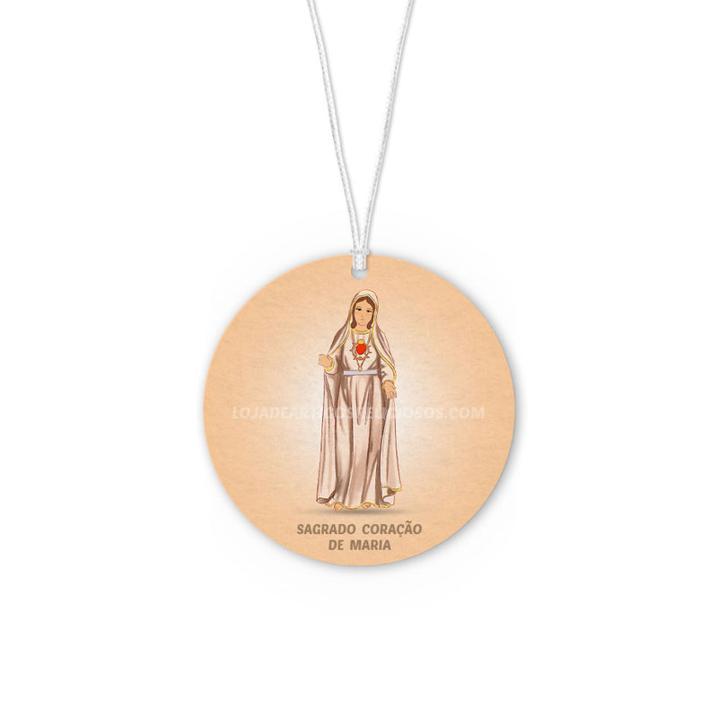 Sacred Heart of Mary car air freshener