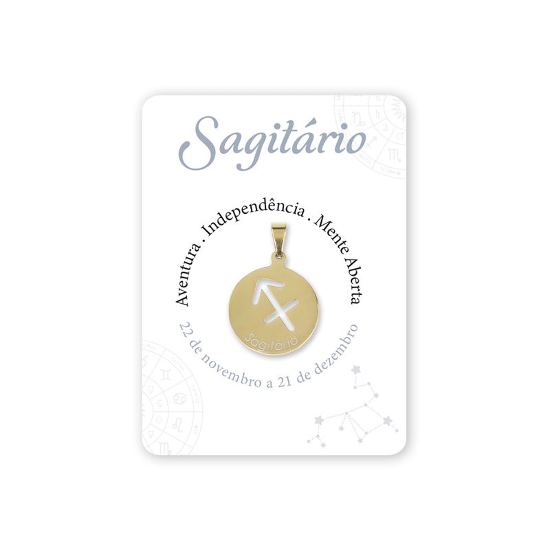 Sagittarius sign medal