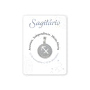 Sagittarius stainless steel medal