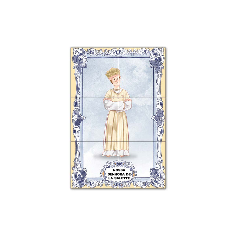 Our Lady of La Salette Tile Panel 30 cm x 45 cm