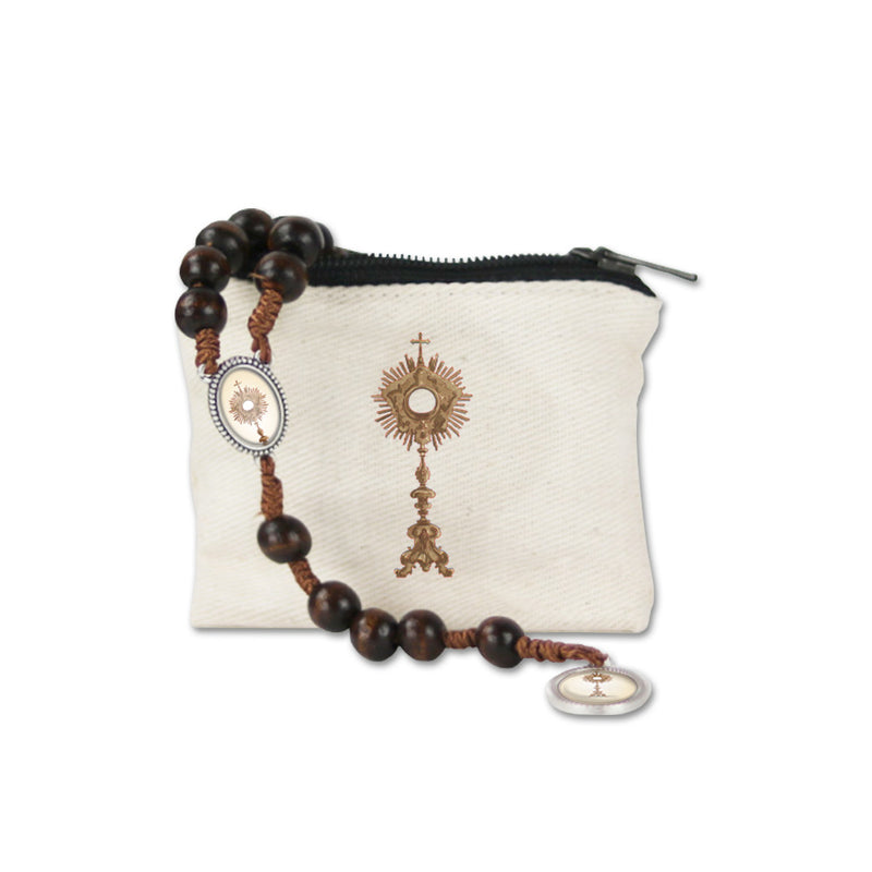 Blessed Sacrament Wallet and Rosary