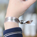 Saint Humbert fabric bracelet