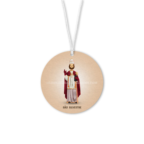 Saint Sylvester car air freshener