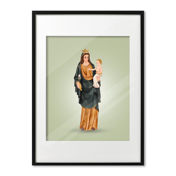 Plakat Matki Bożej z Opactwa