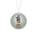 Our Lady of Help car air freshener