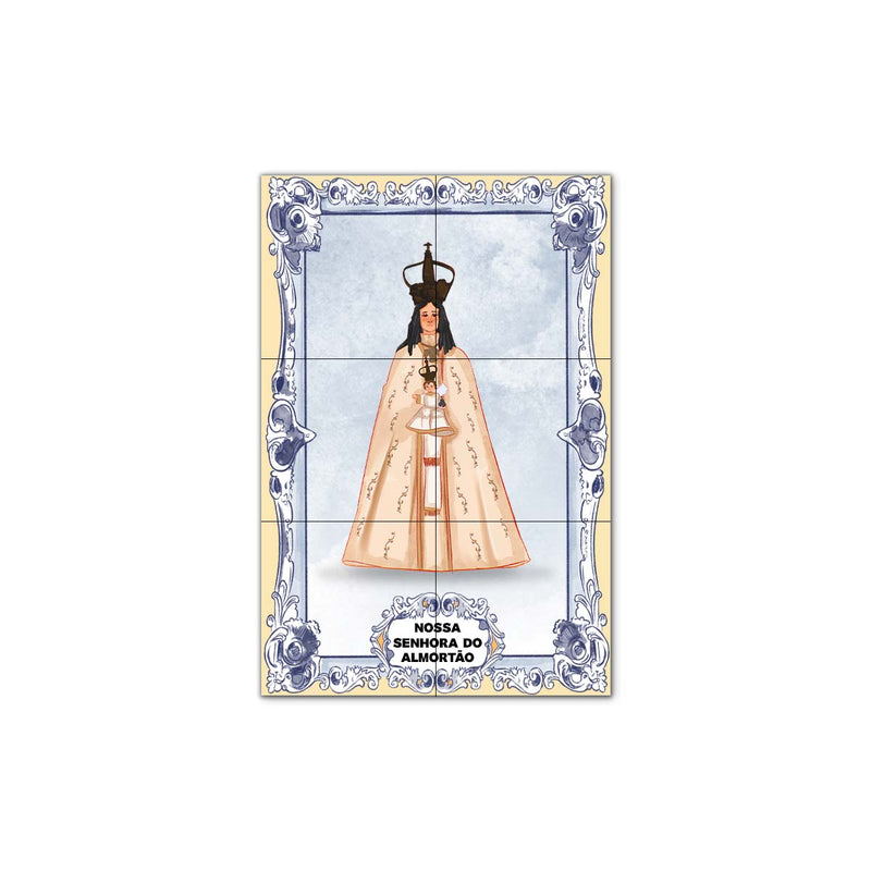 Our Lady of Almortão Tile Panel 30 cm x 45 cm