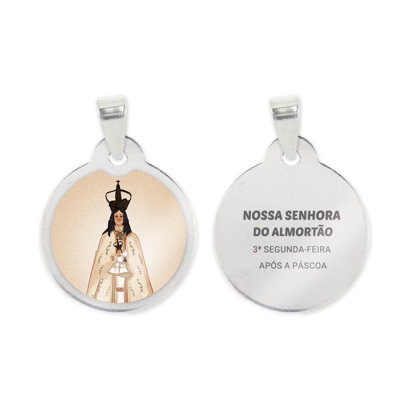 Our Lady of Almortão Steel Medal