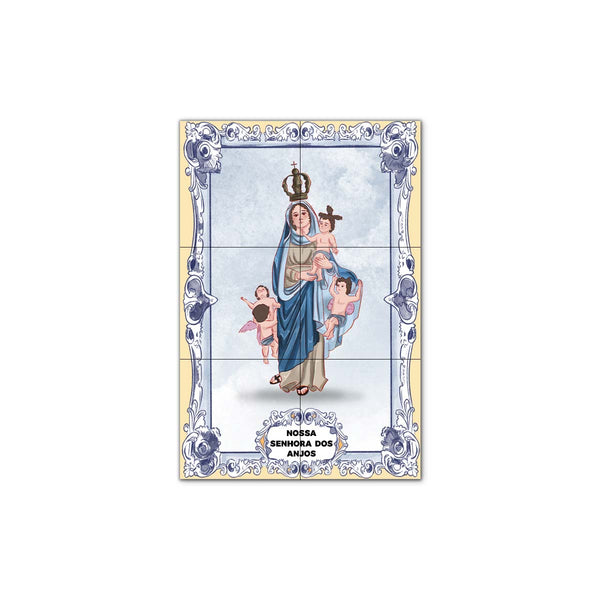 Our Lady of the Angels Tile Panel 30 cm x 45 cm