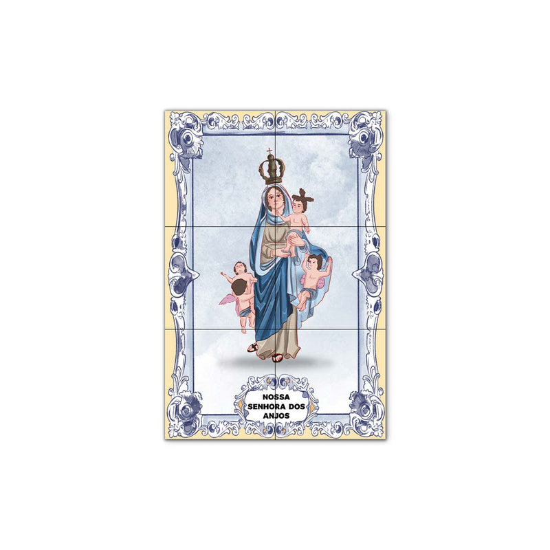 Our Lady of the Angels Tile Panel 30 cm x 45 cm