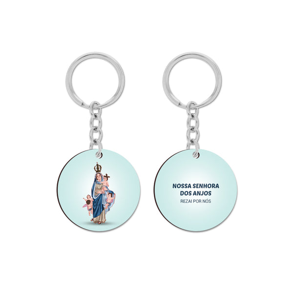 Our Lady of the Angels Keychain