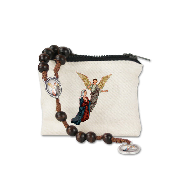 Our Lady of the Annunciation Wallet and Rosary