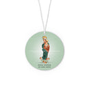 Our Lady of Safe Delivery car air freshener