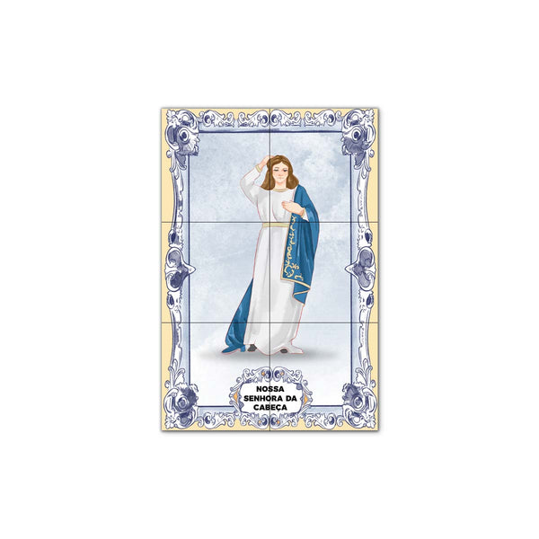 Our Lady of the Head Tile Panel 30 cm x 45 cm