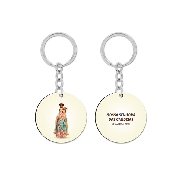 Our Lady of Candles Keychain