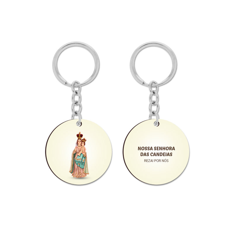 Our Lady of Candles Keychain
