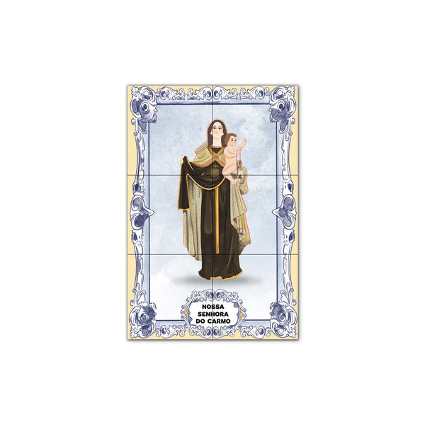 Our Lady of Mount Carmel Tile Panel 30 cm x 45 cm