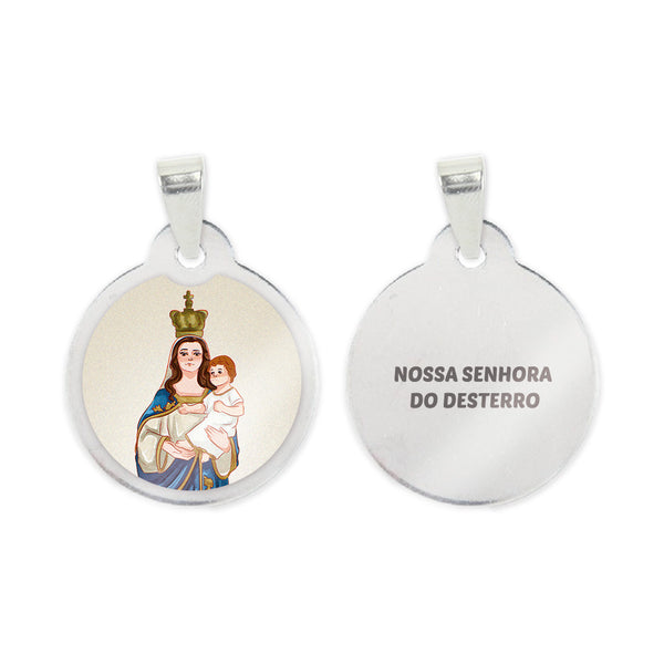 Our Lady of Exile Steel Medal