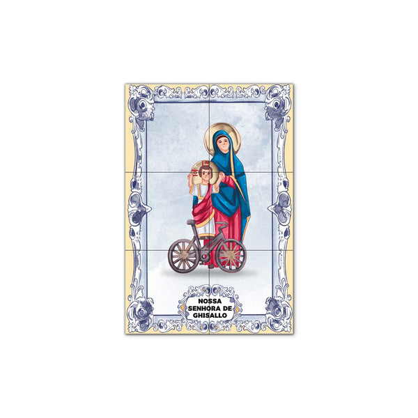 Our Lady of Ghisallo Tile Panel 30 cm x 45 cm