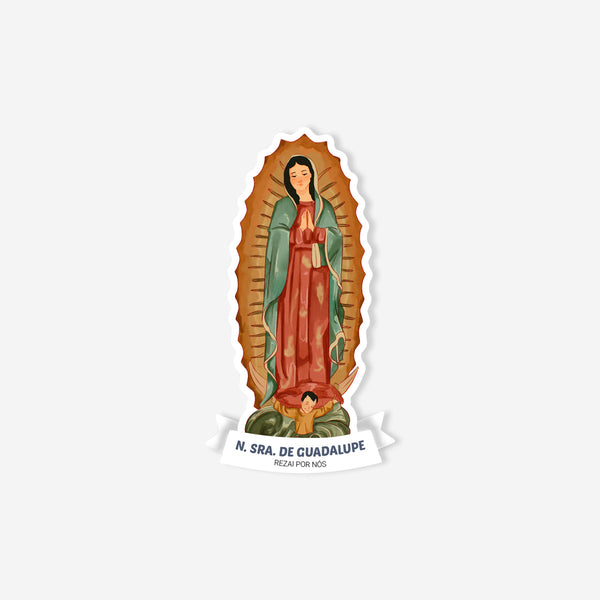 Naklejka z Matką Bożą z Guadalupe