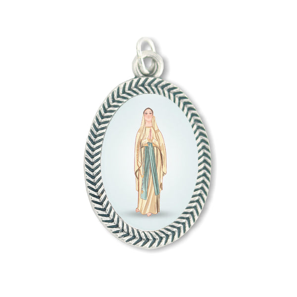 Medalik Matki Bożej z Lourdes