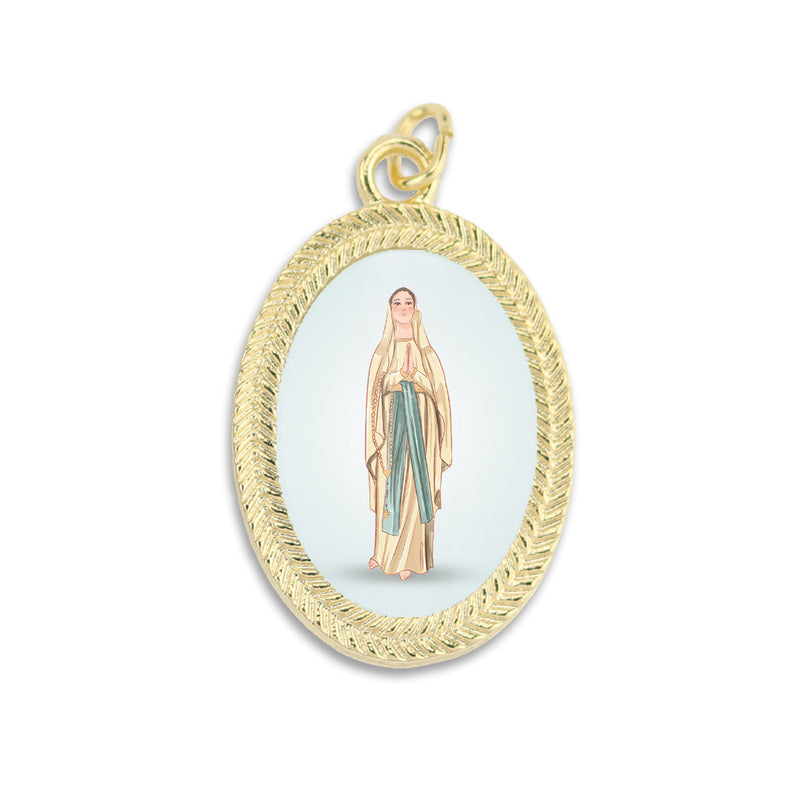 Medalik Matki Bożej z Lourdes