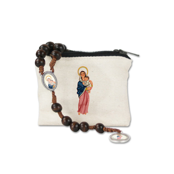 Our Lady Mother of God Wallet and Rosary