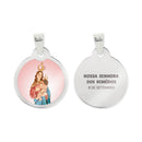 Our Lady of Remedies Steel Medal