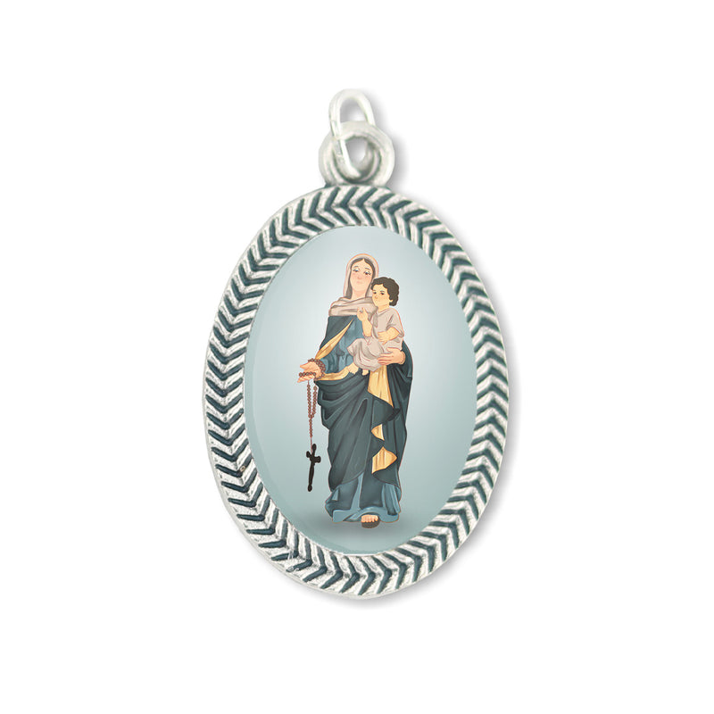 Our Lady of the Rosary Medal