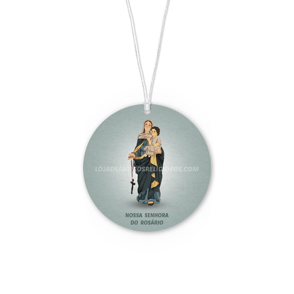 Our Lady of the Rosary car air freshener