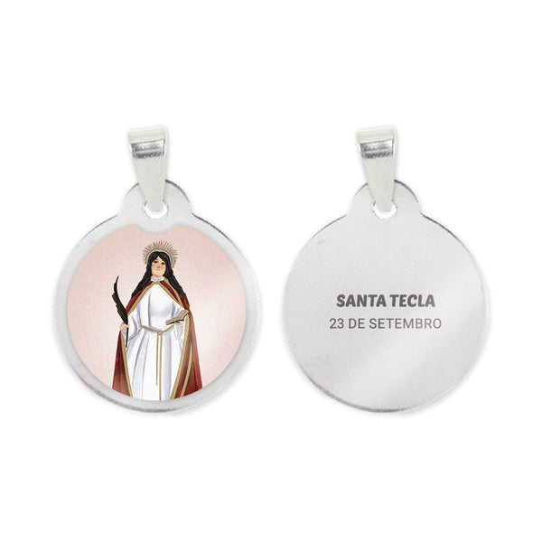 Saint Thecla Steel Medal