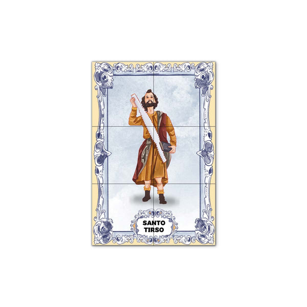 Saint Thyrsus Tile Panel 30 cm x 45 cm