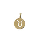 Taurus sign medal