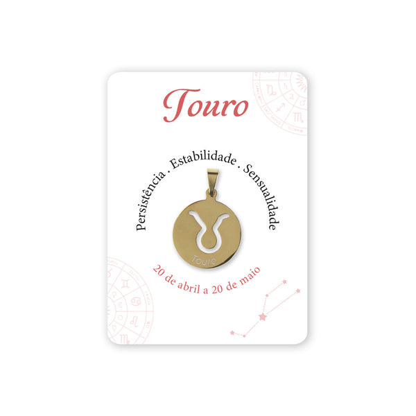 Taurus sign medal