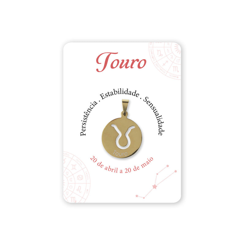Taurus sign medal